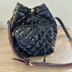 MZ Wallace Black Lacquer bucket bag